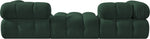 Ames - 3 Piece Boucle Modular Sofa With 1 Backless Seat