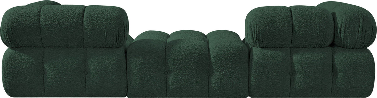 Ames - 3 Piece Boucle Modular Sofa With 1 Backless Seat