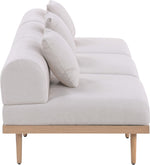 Laguna - 3 Piece Resilient Water Resistant Fabric 106.5" Outdoor Patio Armless Modular Sofa