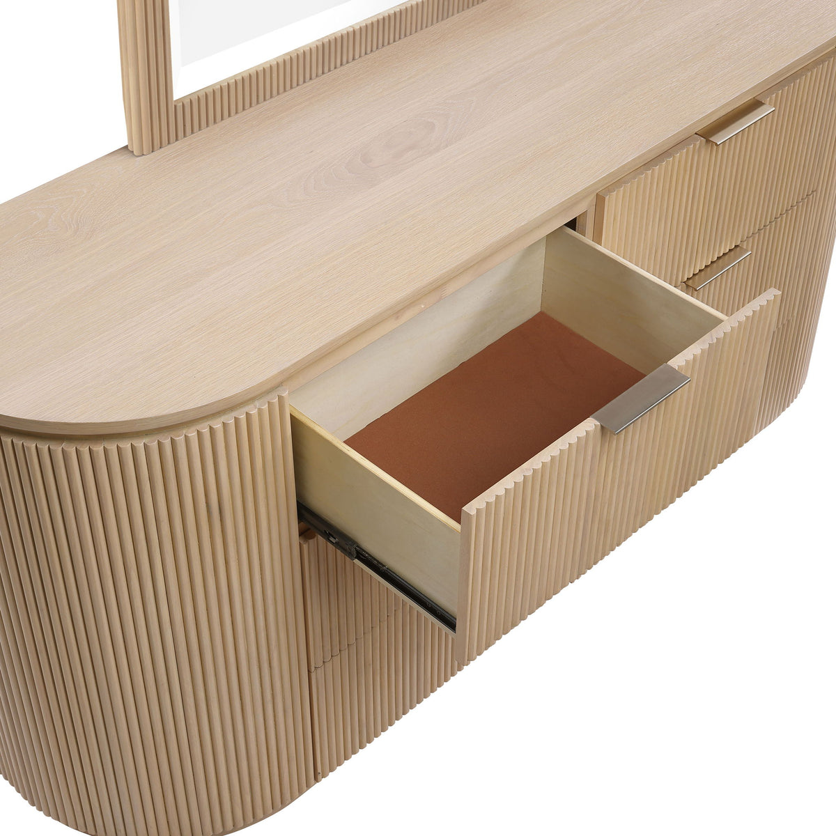 Astrid - Solid Wood And Oak Veneer Dresser