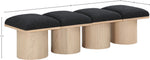 Pavilion - 4 Piece Modular Bench With Natural Base