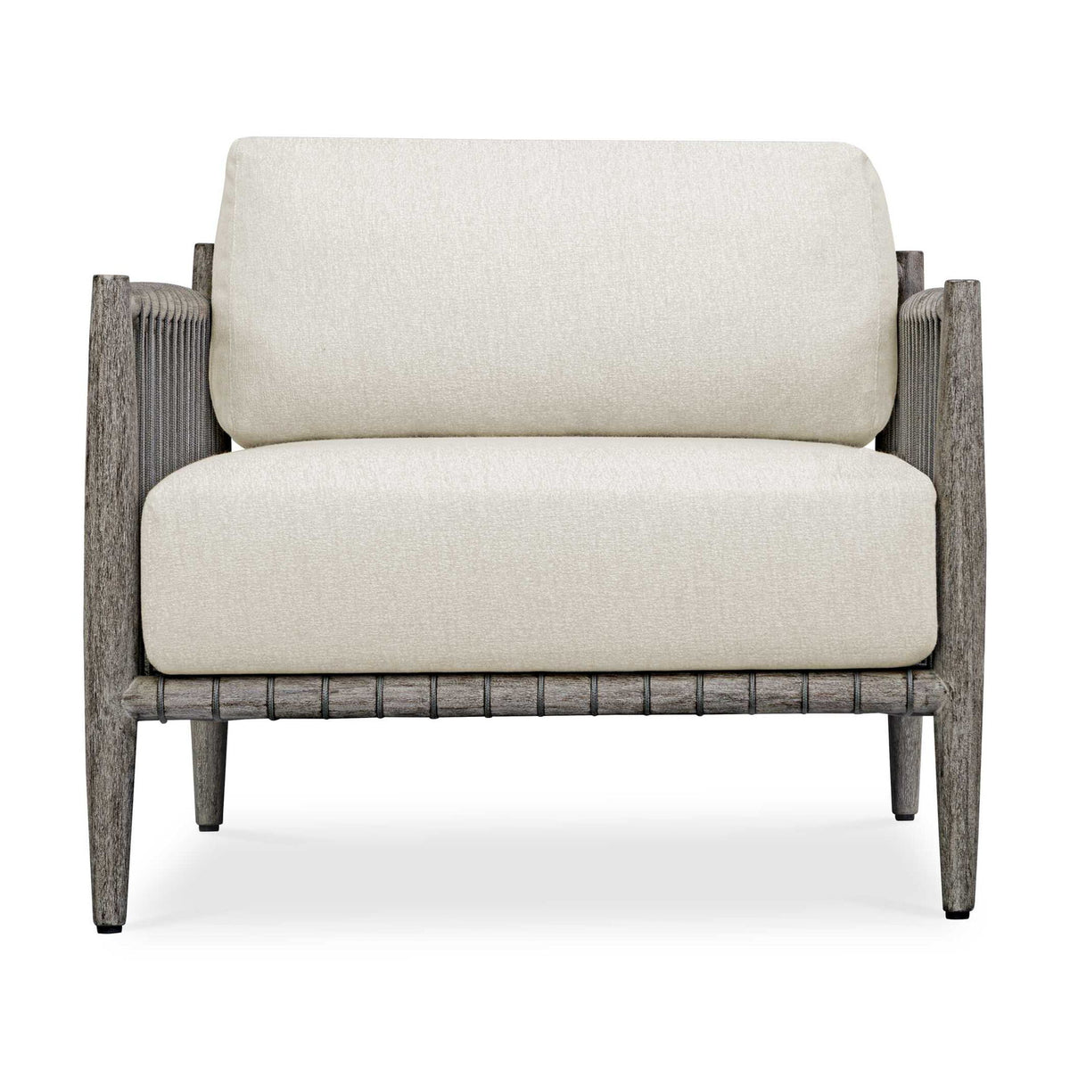 Borneo - Outdoor Lounge Chair - White / Dark Gray