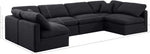 Indulge - Linen 6 Piece Modular U-Shaped Sectional