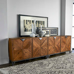 Lucas - Sideboard - Black / Woodtone