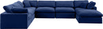 Comfy - 7 Piece Velvet Modular Sectional With Chaise