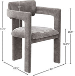 Brenda - Chenille  Dining Chair (Set of 2)