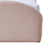 Andaz - Chenille Fabric Upholstered Trundle Bed