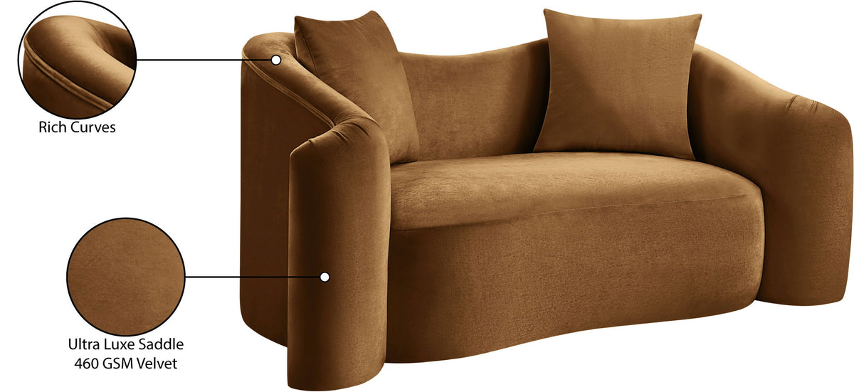 Destin - Loveseat - Saddle