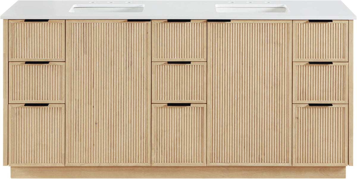 Willard - Engineered Stone And Solid Wood Bathroom Vanity