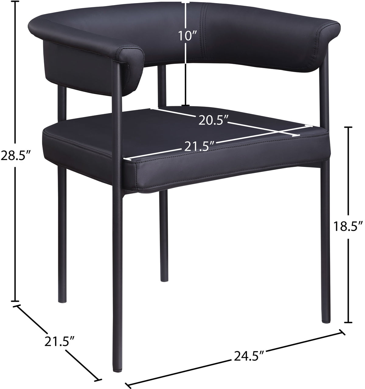 Malin - Faux Leather Dining Chair (Set of 2)