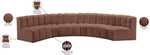 Arc - Faux Leather 6 Piece U-Shaped Modular Sofa