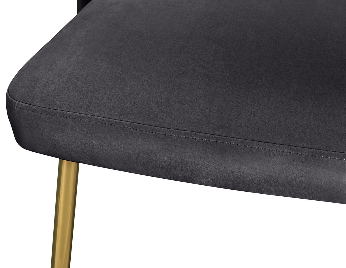 Logan - Dining Chair (Set of 2) - Gold Legs