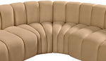 Arc - Velvet 8 Piece U-Shaped Modular Sofa