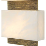 Triple Stack - Sconce - Light Antique Brass / White