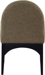 Waldorf - Boucle Dining Arm Chair With Black Legs