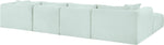 Shaggy - 5 Piece Modular Sectional With Chaise And Ottoman