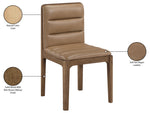 Ellis - Vegan Leather Upholstered Dining Chair (Set of 2) - Tan