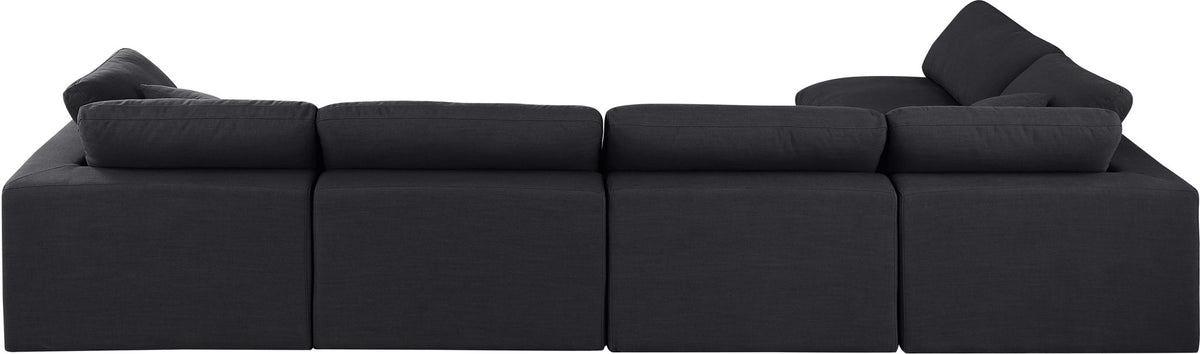 Comfy - 5 Piece Linen Modular Sectional