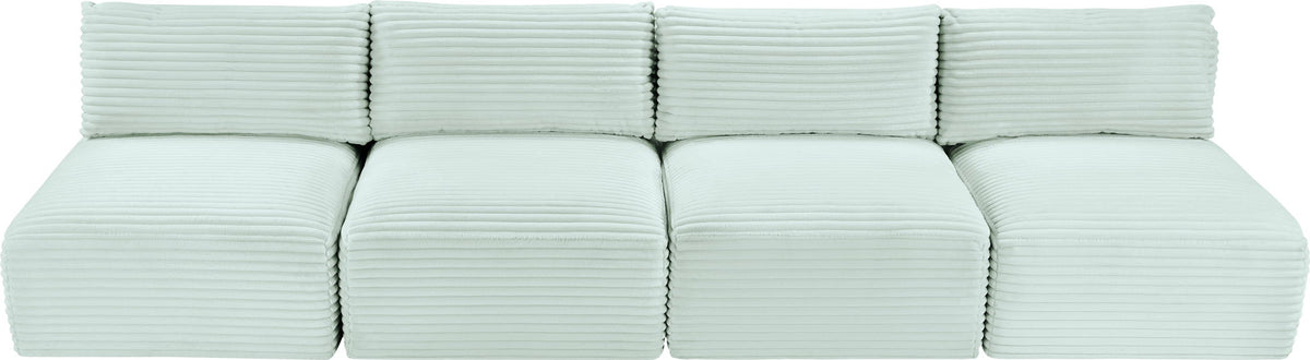 Shaggy - 4 Seat Modular Armless Sofa