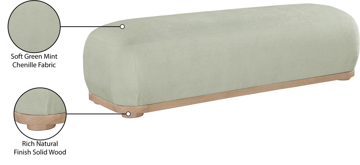 Calum - Bench - Light Brown Frame