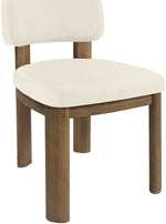Paloma - Vegan Leather Upholstered Dining Chair (Set of 2) - Brown Frame