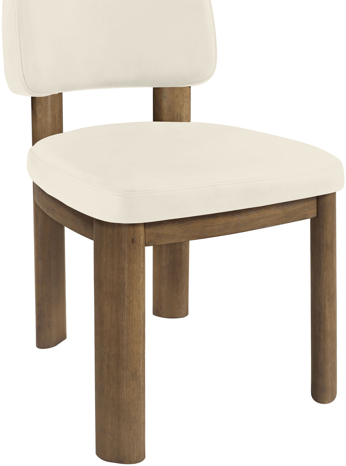 Paloma - Vegan Leather Upholstered Dining Chair (Set of 2) - Brown Frame