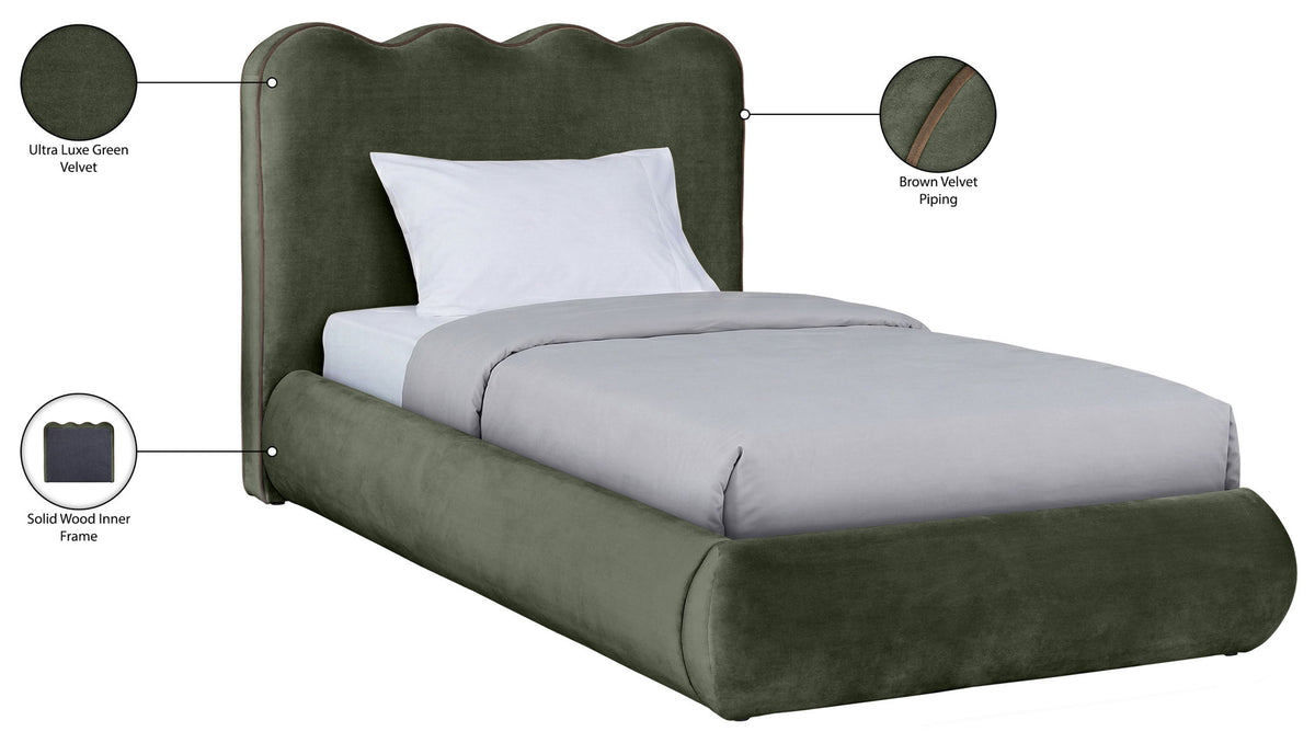 Tempo - Velvet Upholstered Bed