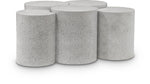 Dimple - 20" 5 Piece Modular Coffee Table - Terazzo Finish