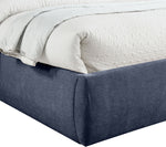 Adam - Chenille Fabric Bed With 89" Headboard