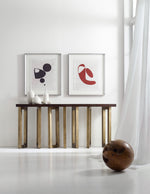 Melange - Connelly Hall Console - Dark Brown
