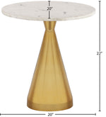 Emery - End Table - White