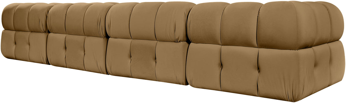 Orin - Velvet 5 Piece Modular Sectional