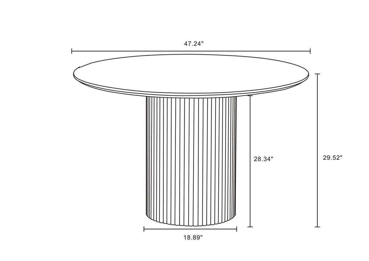 Manhattan Hathaway - Round Dining Table