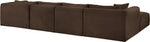 Shaggy - 5 Piece Modular Sectional With Chaise And Ottoman
