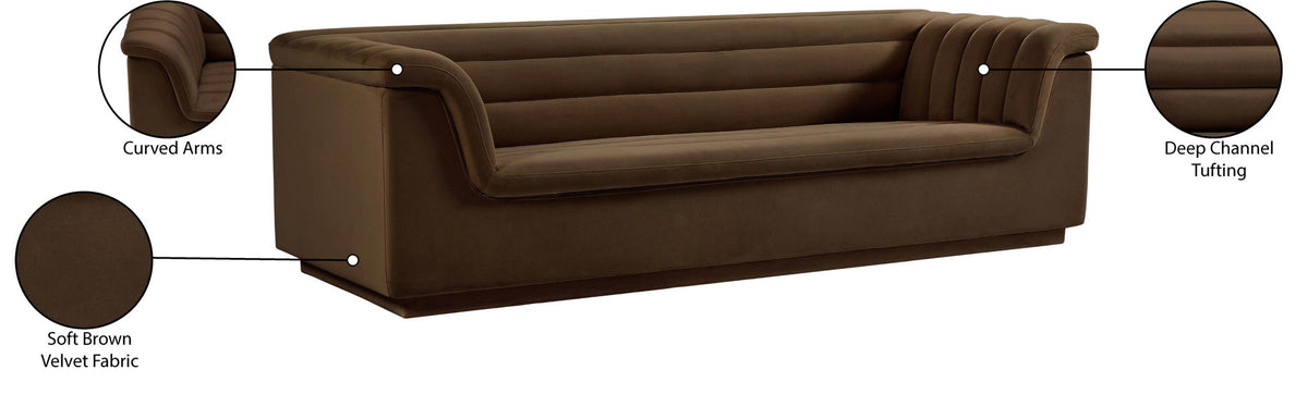 Cascade - Velvet Sofa