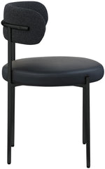 Beacon - Faux Leather Dining Chair With Black Legs (Set of 2)