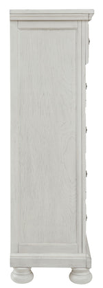 Robbinsdale - Five Drawer Chest - Antique White