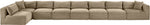 Shaggy - Fabric 8 Piece Modular Sectional