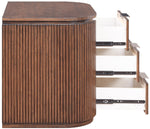 Astrid - Solid Wood And Oak Veneer Nightstand