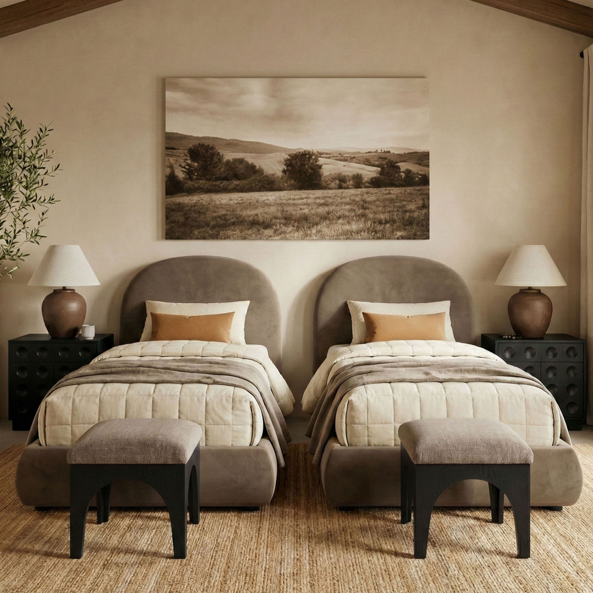Celine - Upholstered Bed