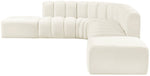 Arc - Velvet 7 Piece Corner Modular Sofa