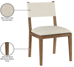 Avon - Linen Textured Performance Fabric Dining Side Chair (Set of 2)