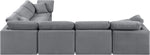 Indulge - Velvet 6 Piece Modular Corner Sectional