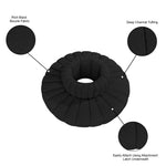 Arc - Boucle Fabric 8 Piece Round Modular Sofa