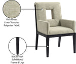 Gwendolyn - Dining Arm Chair With Black Frame