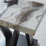 Cendill - Occasional Table Set (Set of 3) - Dark Brown / White / Black