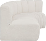 Arc - Boucle Fabric 3 Piece Sofa