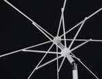Fiji - Aluminum Patio Umbrella With Square Teak And White Base