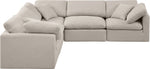 Indulge - Linen 5 Piece Modular Corner Sectional