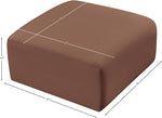 Arc - Faux Leather Ottoman